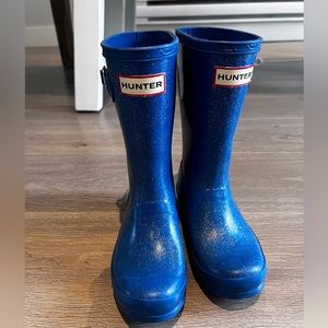 Girls Sparkly Hunter Rain boots